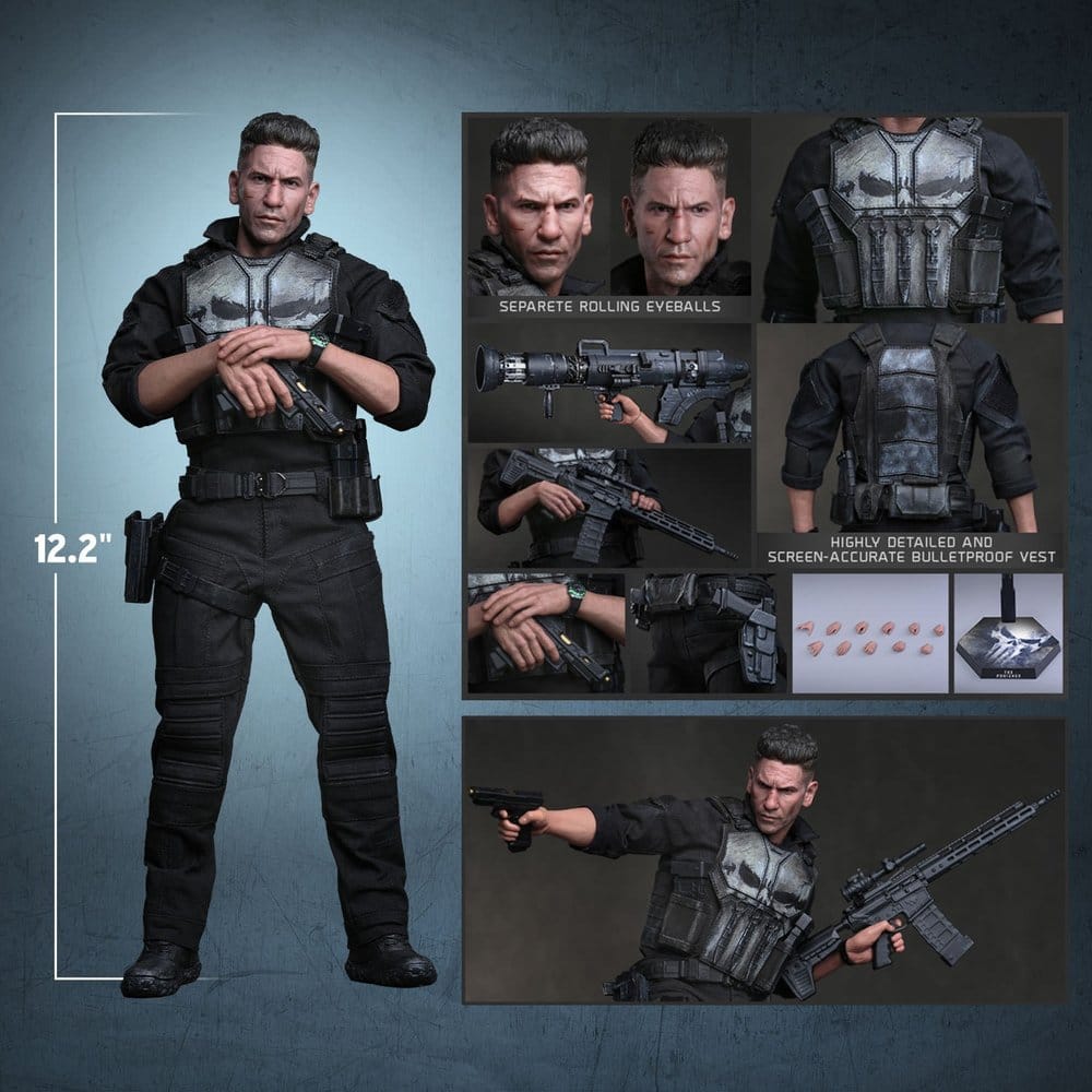 Marvel Actionfigur 1/6 The Punisher 31 cm