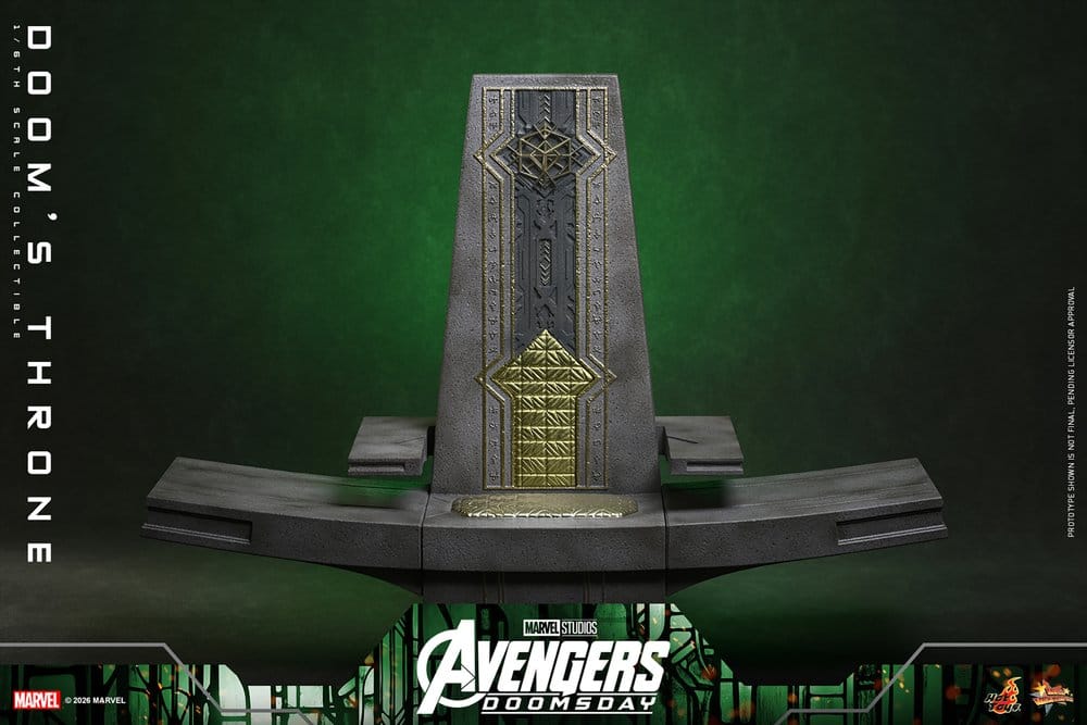 Avengers: Doomsday Movie Masterpiece Actionfiguren-Zubehör 1/6 Doom's Thron 33 cm