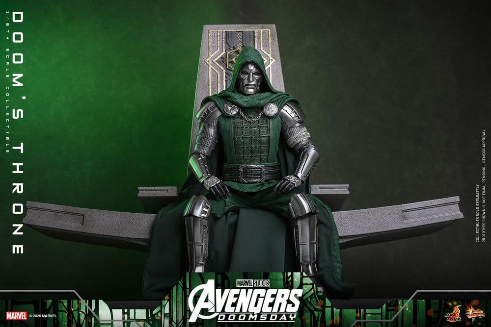 Avengers: Doomsday Movie Masterpiece Actionfiguren-Zubehör 1/6 Doom's Thron 33 cm