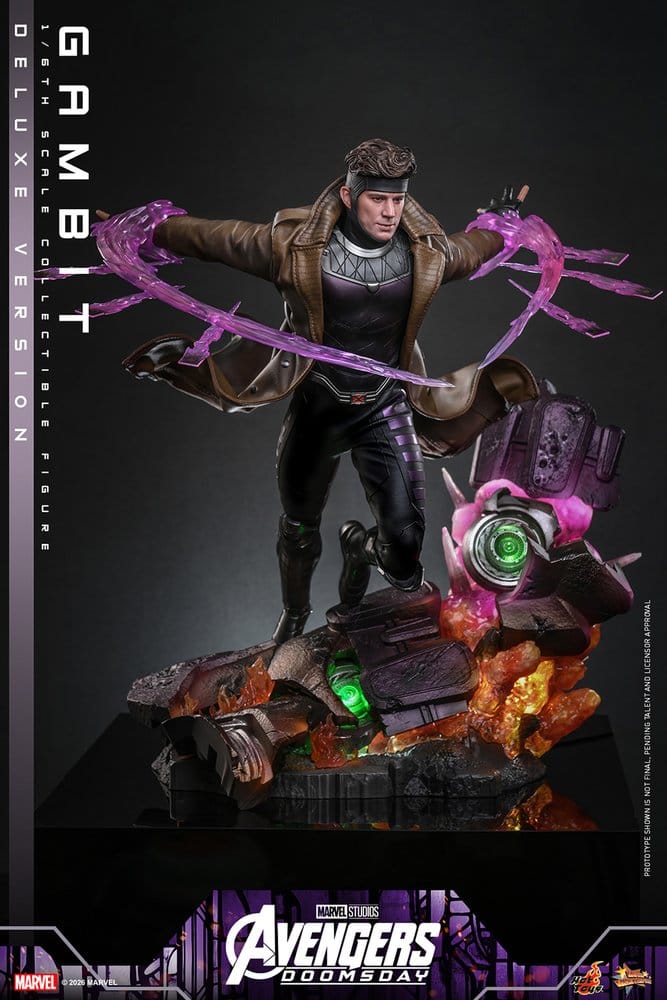 Avengers: Doomsday Movie Masterpiece Actionfigur 1/6 Gambit (Deluxe Version) 31 cm