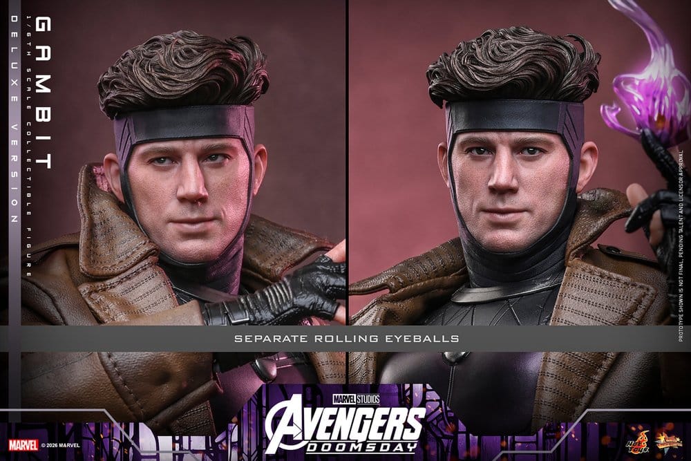 Avengers: Doomsday Movie Masterpiece Actionfigur 1/6 Gambit (Deluxe Version) 31 cm