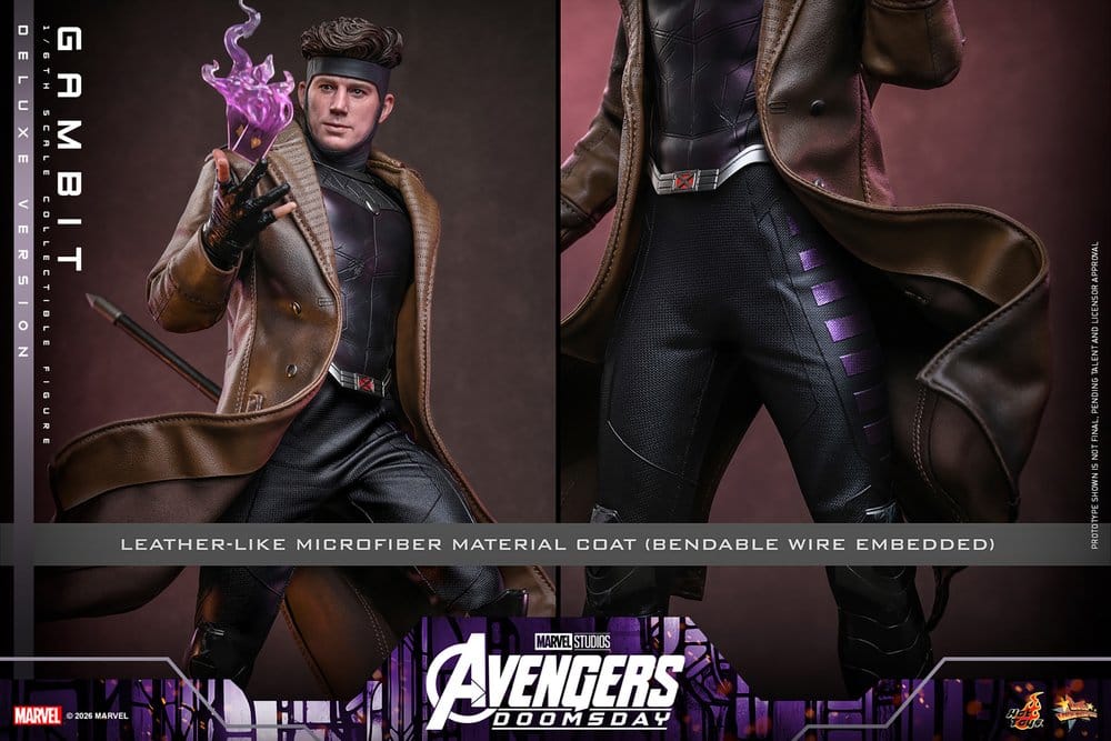 Avengers: Doomsday Movie Masterpiece Actionfigur 1/6 Gambit (Deluxe Version) 31 cm