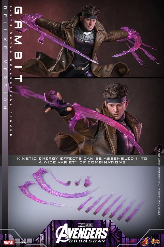 Avengers: Doomsday Movie Masterpiece Actionfigur 1/6 Gambit (Deluxe Version) 31 cm