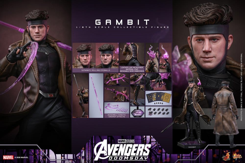 Avengers: Doomsday Movie Masterpiece Actionfigur 1/6 Gambit 31 cm