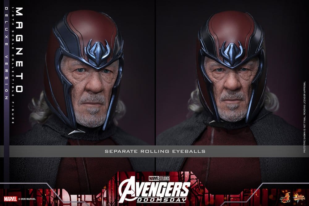 Avengers: Doomsday Movie Masterpiece Actionfigur 1/6 Magneto (Deluxe Version) 30 cm
