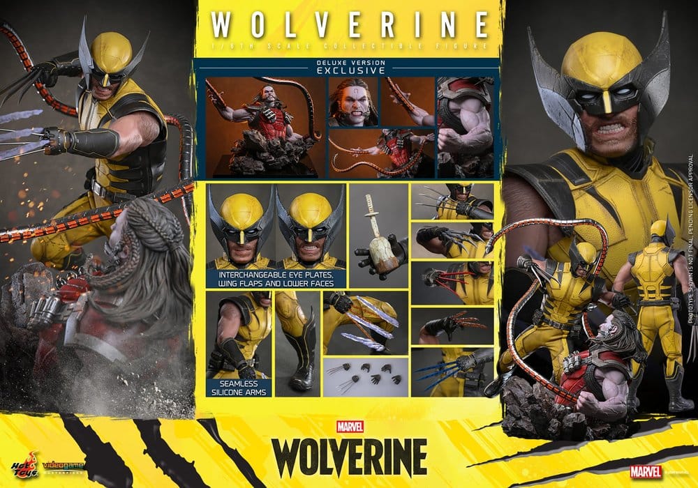 Marvel Video Game Masterpiece Actionfigur 1/6 Wolverine (Deluxe Version) 29 cm