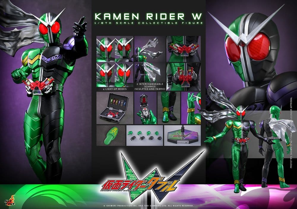 Kamen Rider Television Masterpiece Series Actionfigur 1/6 Kamen Rider W 31 cm
