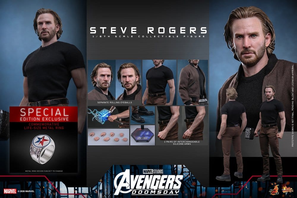 Marvel Avengers: Doomsday Movie Masterpiece Actionfigur 1/6 Steve Rogers (Deluxe Version) 31 cm