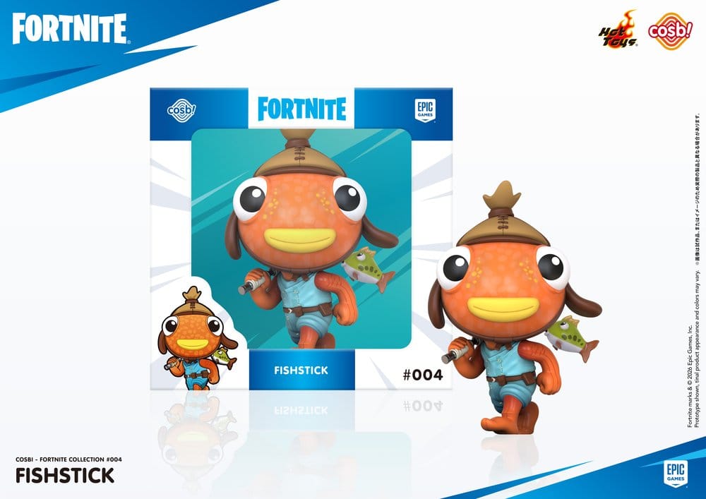 Fortnite Cosbi Minifigur Fishstick 8 cm