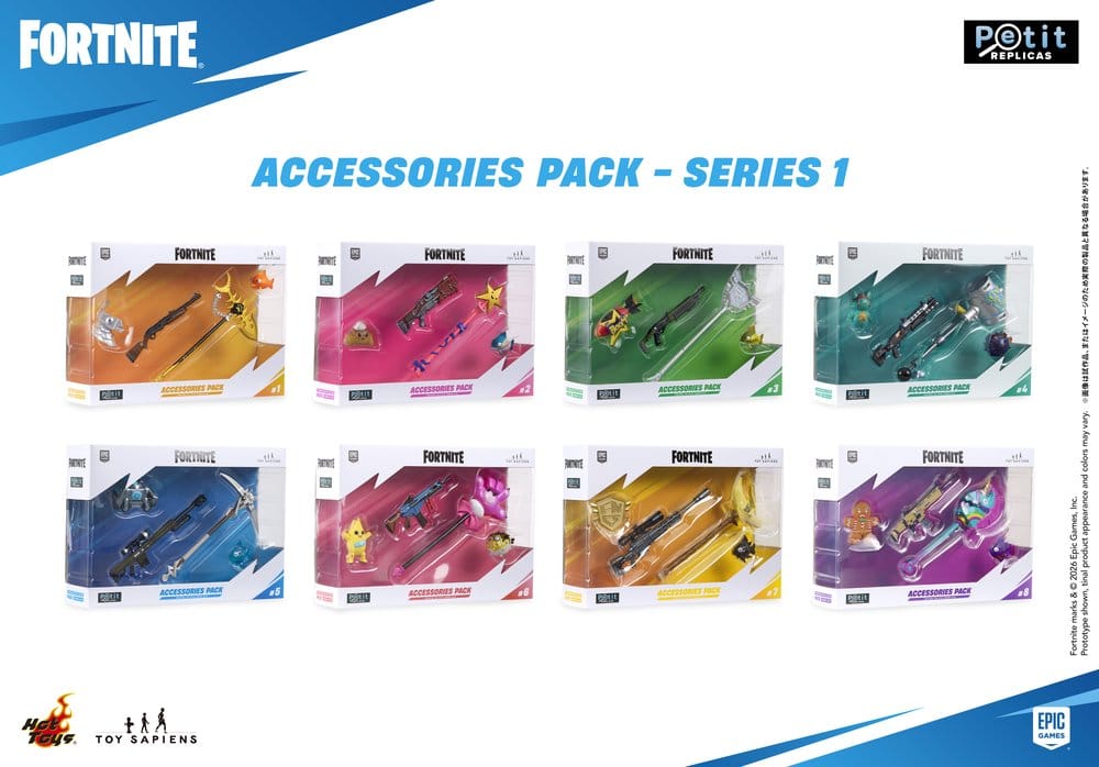 Fortnite Petit Replicas Zubehörpaket Serie 1 Sortiment (8)