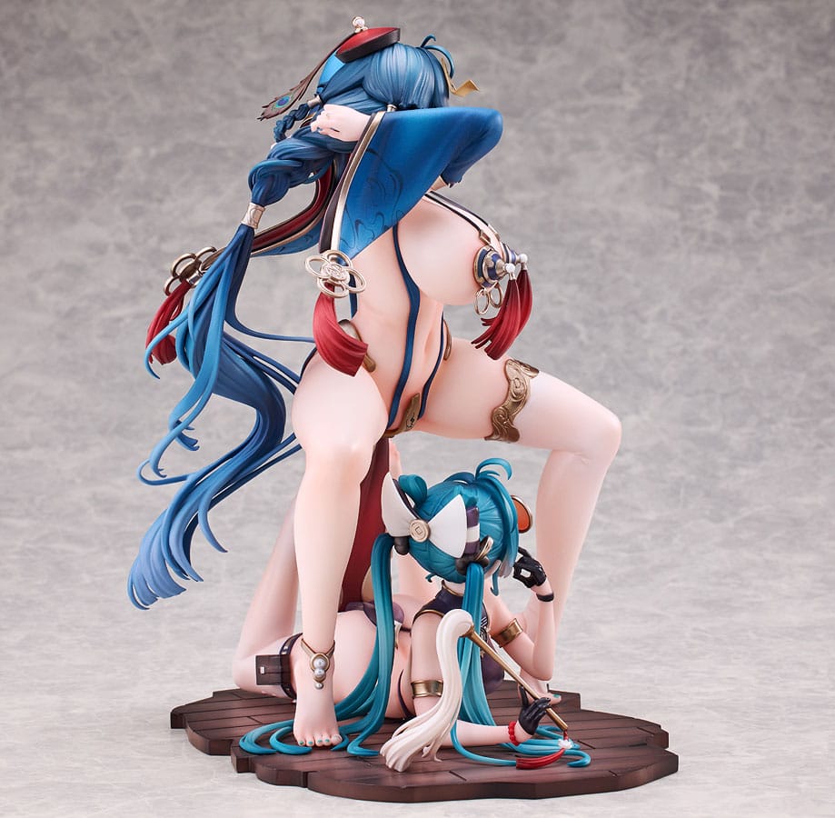 Kyonshi Brothel Statuen 2er-Set 1/6 Kyonshi En & Taoist Rin