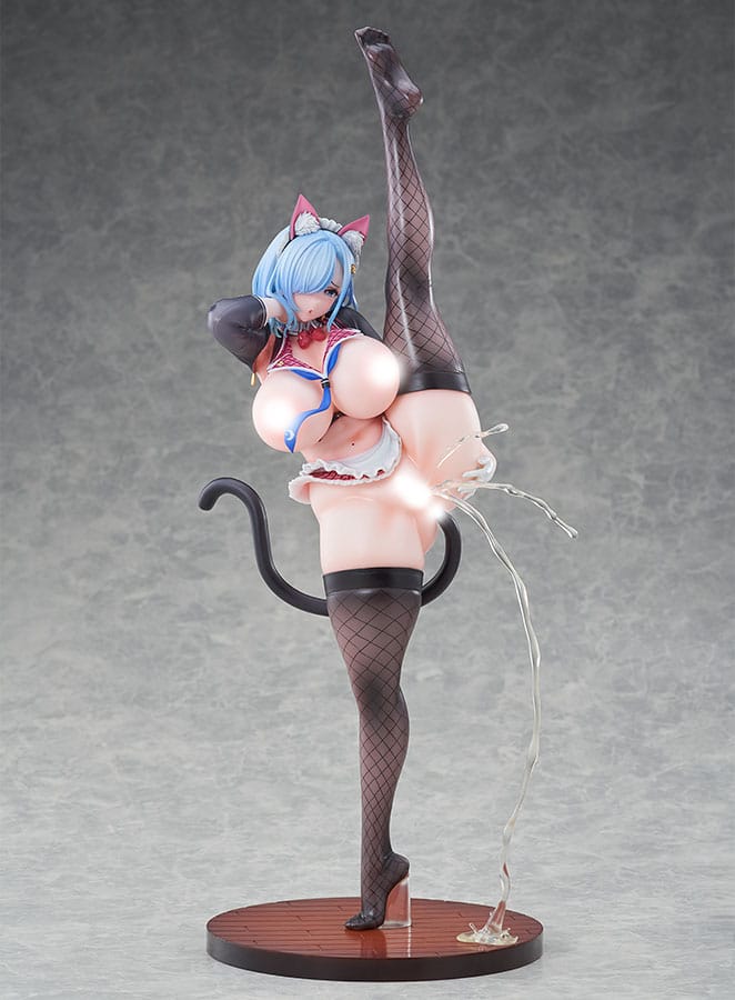 Original Character Statue 1/6 Lewd Girl Y-shaped Balance - Aoi Futatsuki Tapestry Set Edition 38 cm