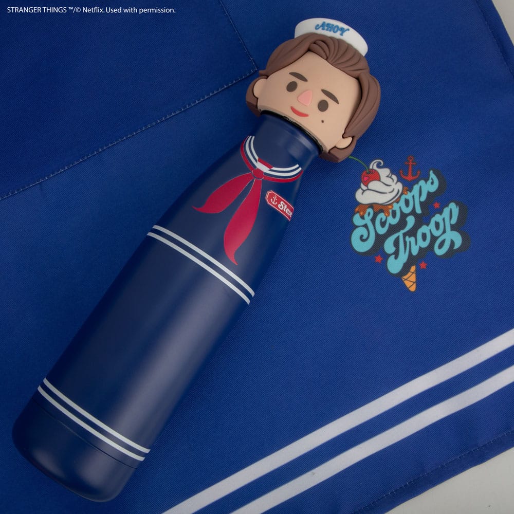 Stranger Things Wasserflasche Scoops Ahoy Steve 500 ml