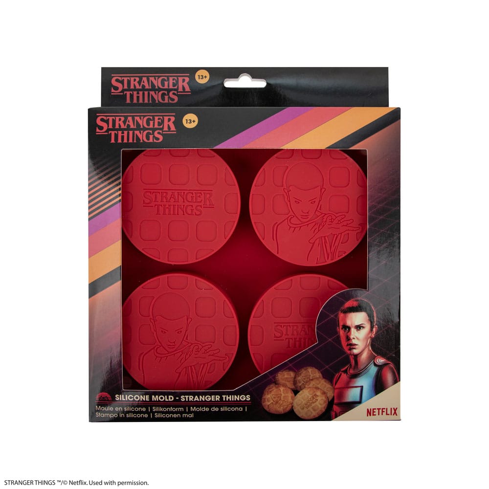 Stranger Things Waffel Silikonform Eleven