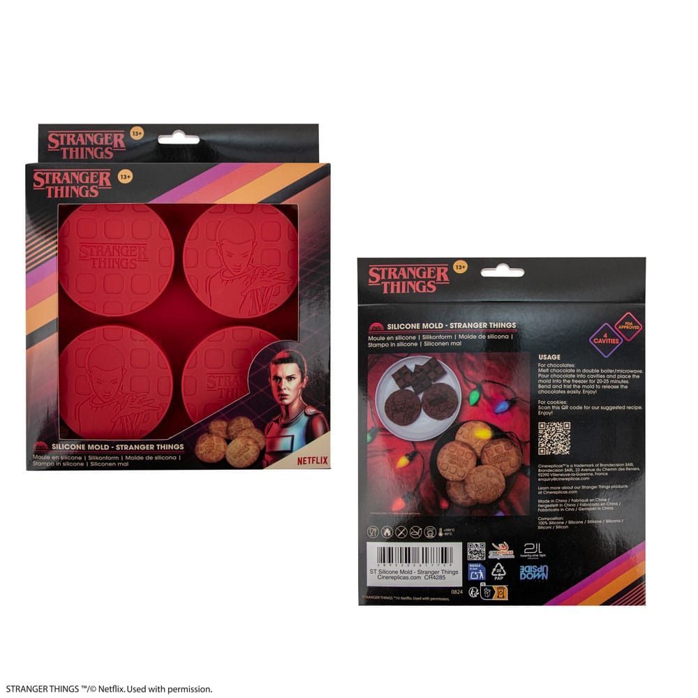 Stranger Things Waffel Silikonform Eleven
