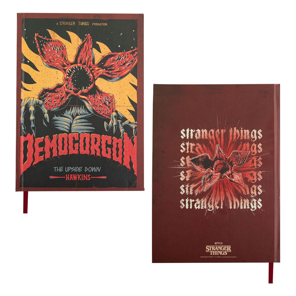 Stranger Things Notizbuch Demogorgon