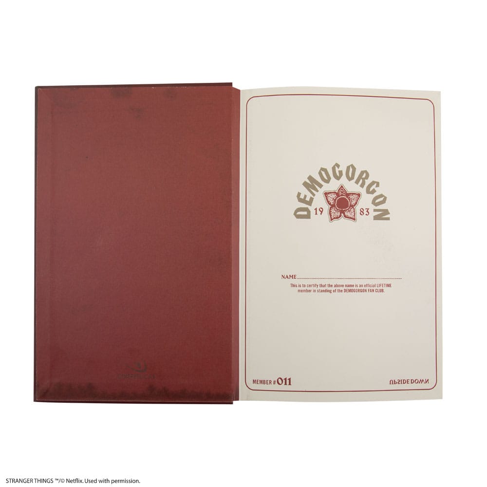 Stranger Things Notizbuch Demogorgon