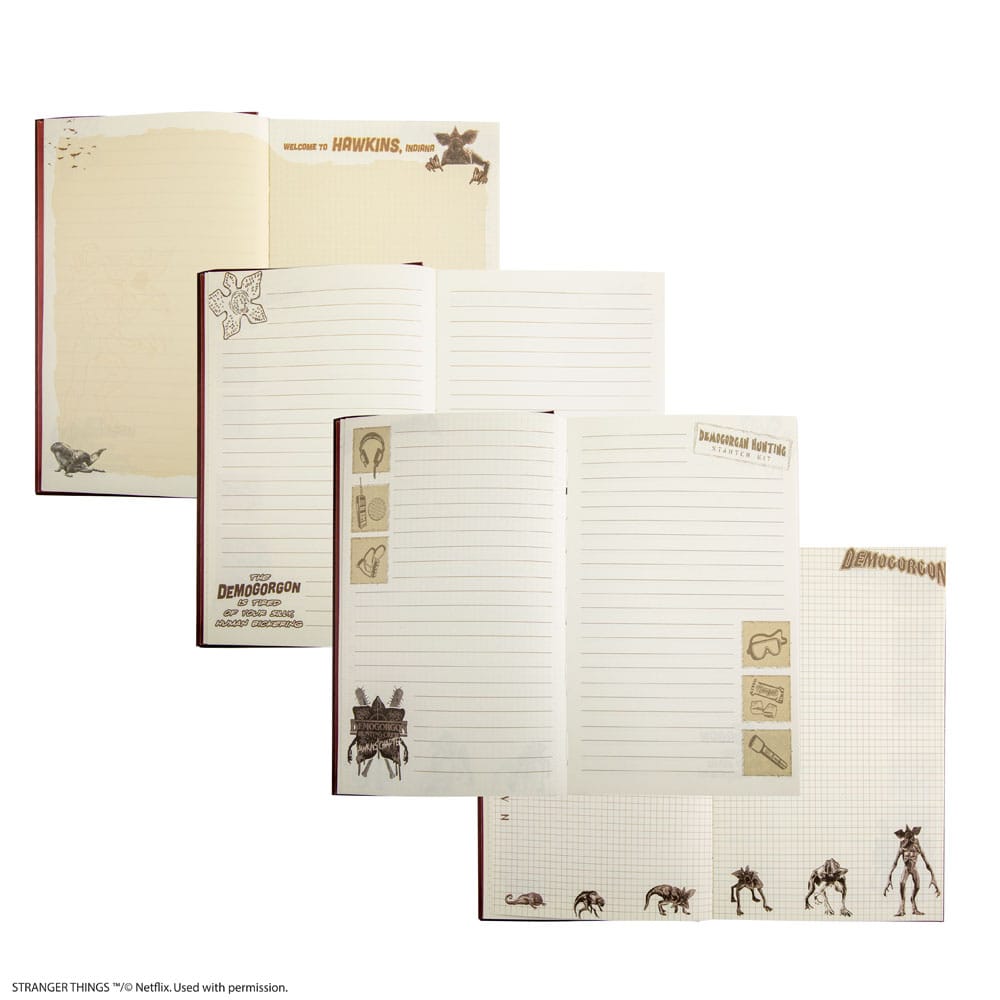 Stranger Things Notizbuch Demogorgon