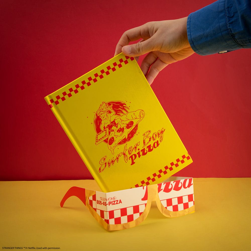 Stranger Things Notizbuch Surfer Boy Pizza Hardcover