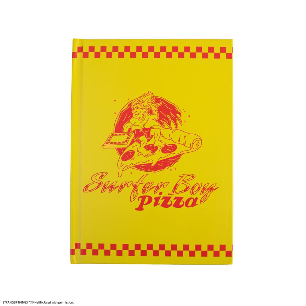 Stranger Things Notizbuch Surfer Boy Pizza Hardcover