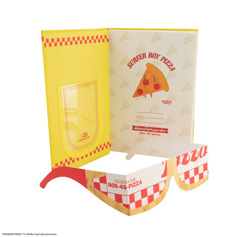Stranger Things Notizbuch Surfer Boy Pizza Hardcover