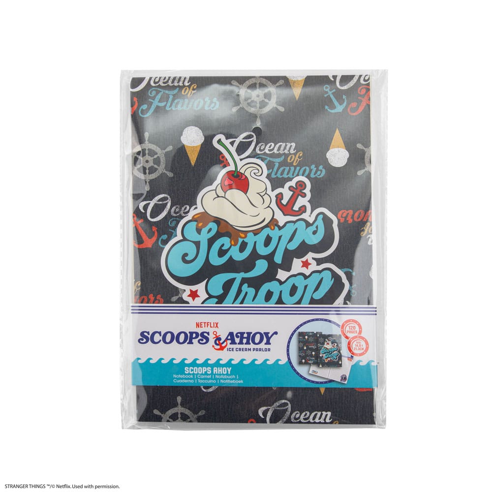 Stranger Things Notizbuch Scoops Ahoy Softcover