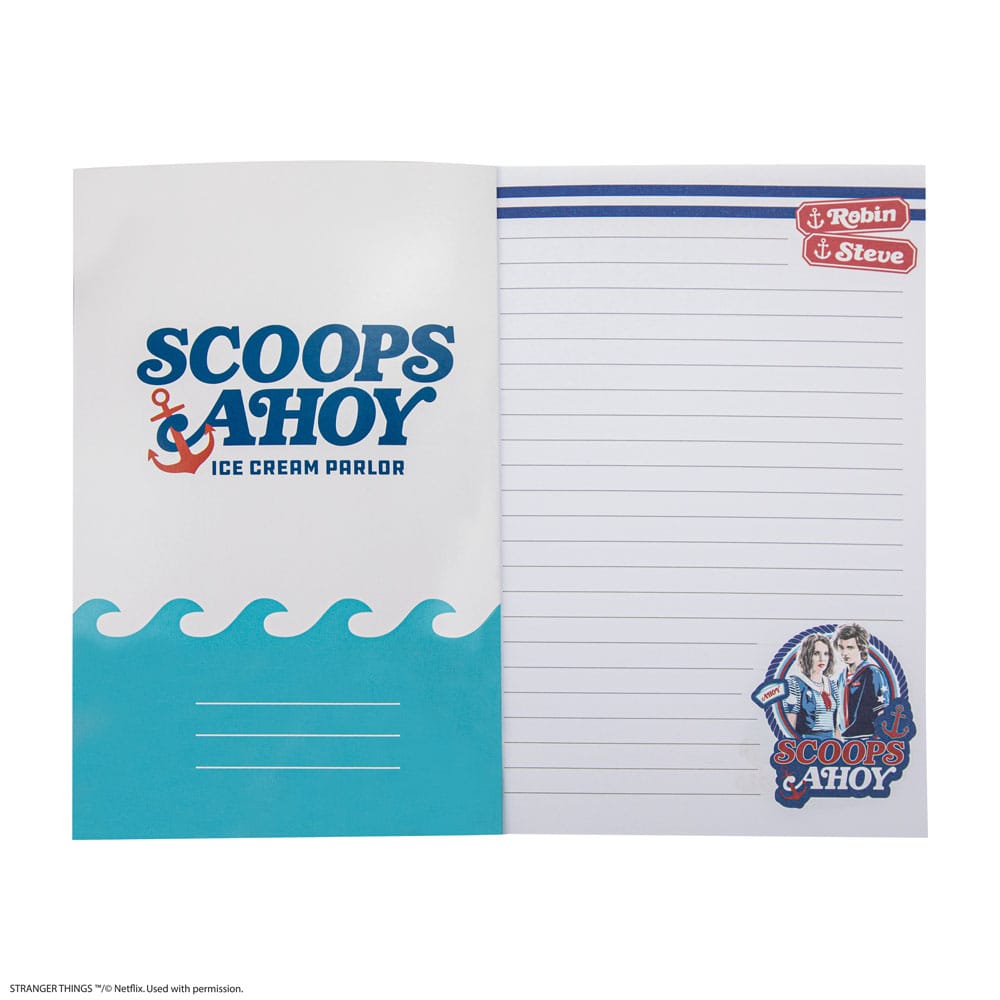 Stranger Things Notizbuch Scoops Ahoy Softcover