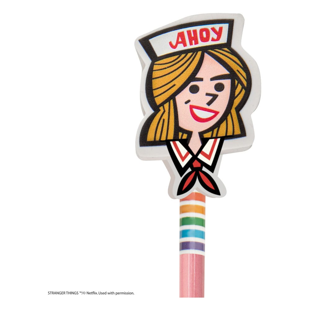 Stranger Things Radiergummi-Bleistift Scoops Ahoy Robin