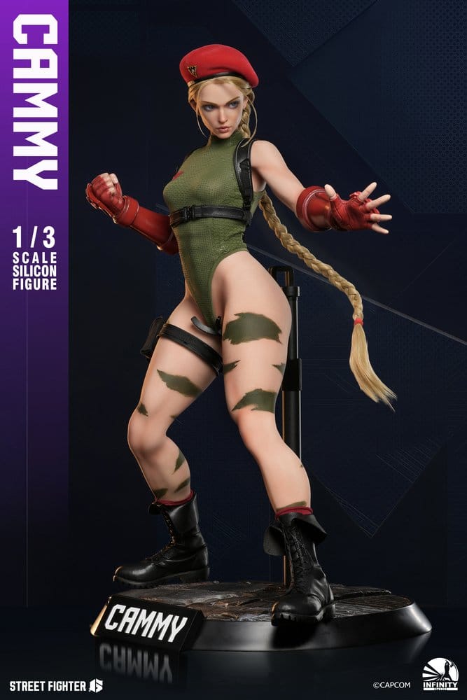 Street Fighter 6 Silikon Actionfigur 1/3 Cammy 65 cm