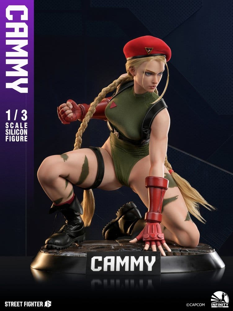 Street Fighter 6 Silikon Actionfigur 1/3 Cammy 65 cm