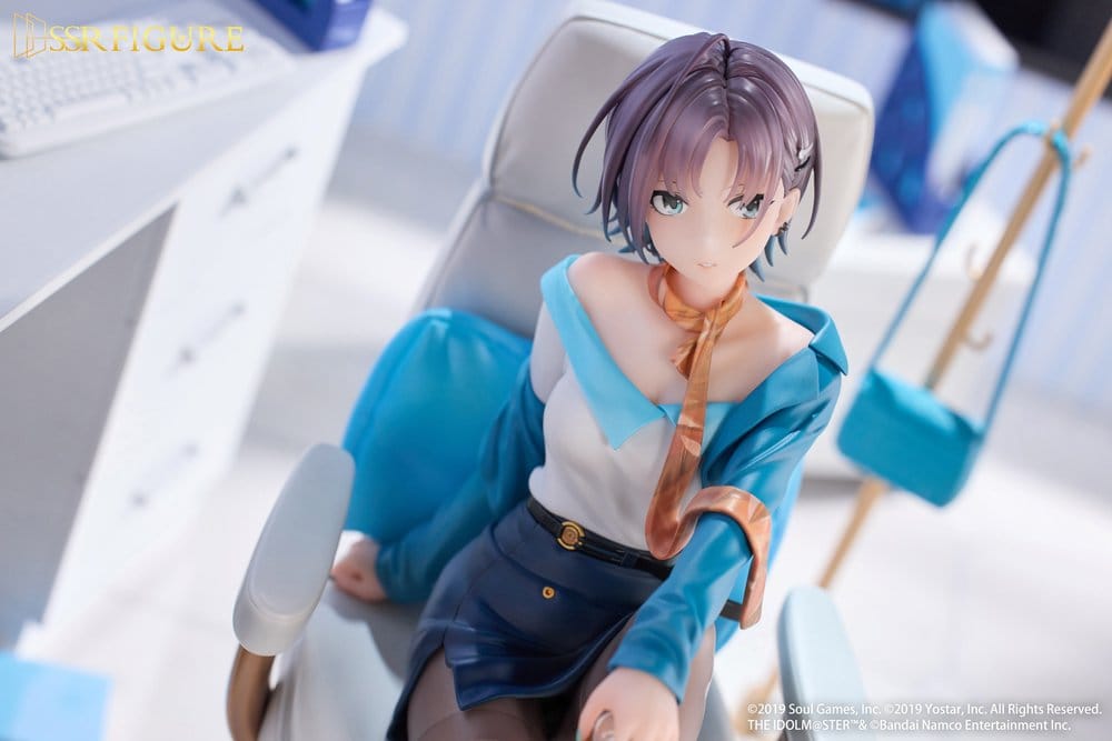 Idolmaster Shiny Colors x Mahjong Soul SSR PVC Statue 1/7 Asakura Tooru Leisurely Grace Ver. 21 cm
