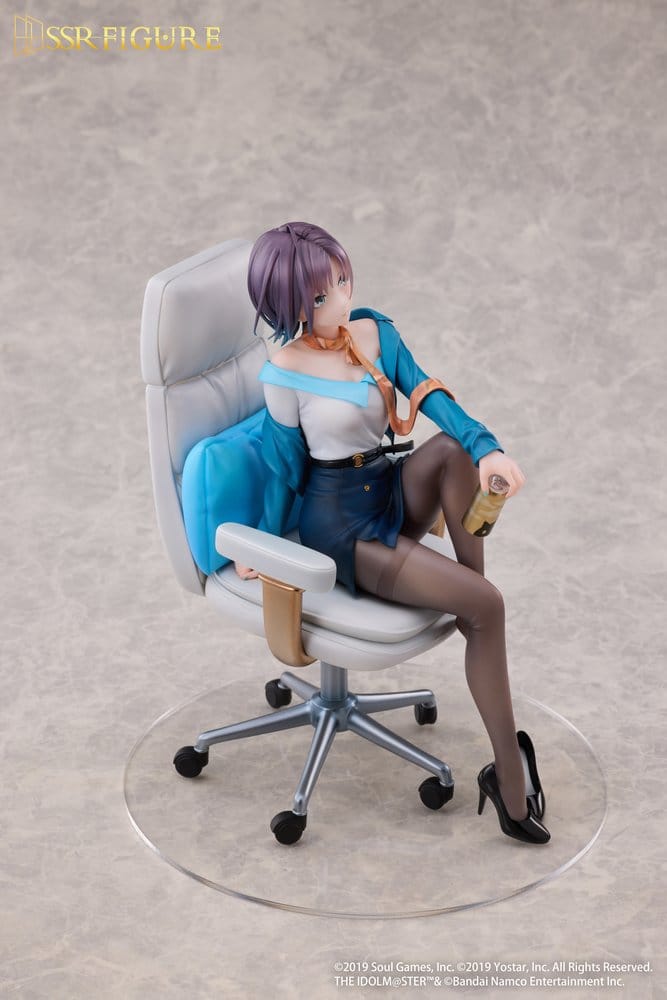 Idolmaster Shiny Colors x Mahjong Soul SSR PVC Statue 1/7 Asakura Tooru Leisurely Grace Ver. 21 cm