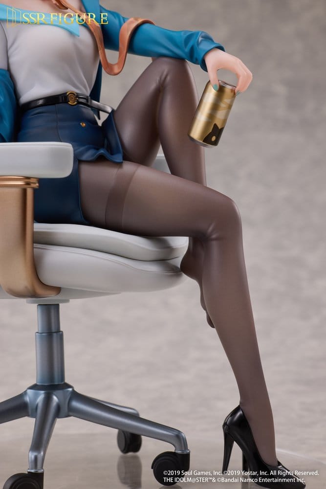 Idolmaster Shiny Colors x Mahjong Soul SSR PVC Statue 1/7 Asakura Tooru Leisurely Grace Ver. 21 cm