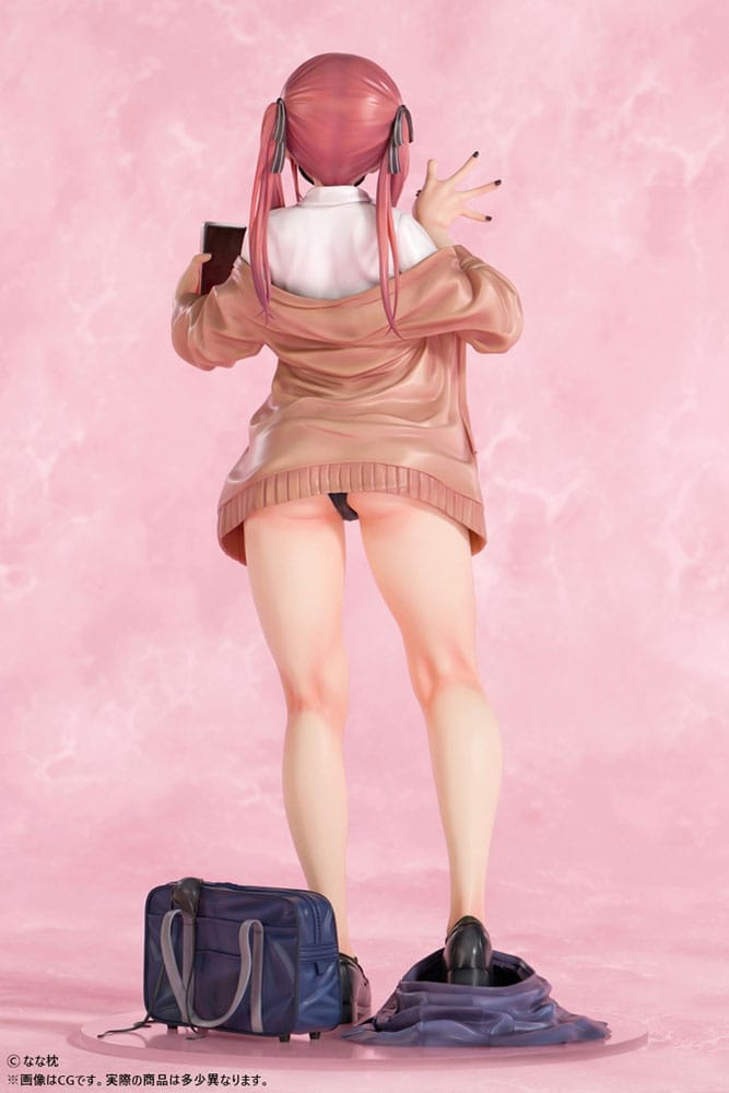 Original Character Statue 1/5 Red-Haired Gyaru-Chan Mask Ver. Illustration by Nanamakura 29 cm