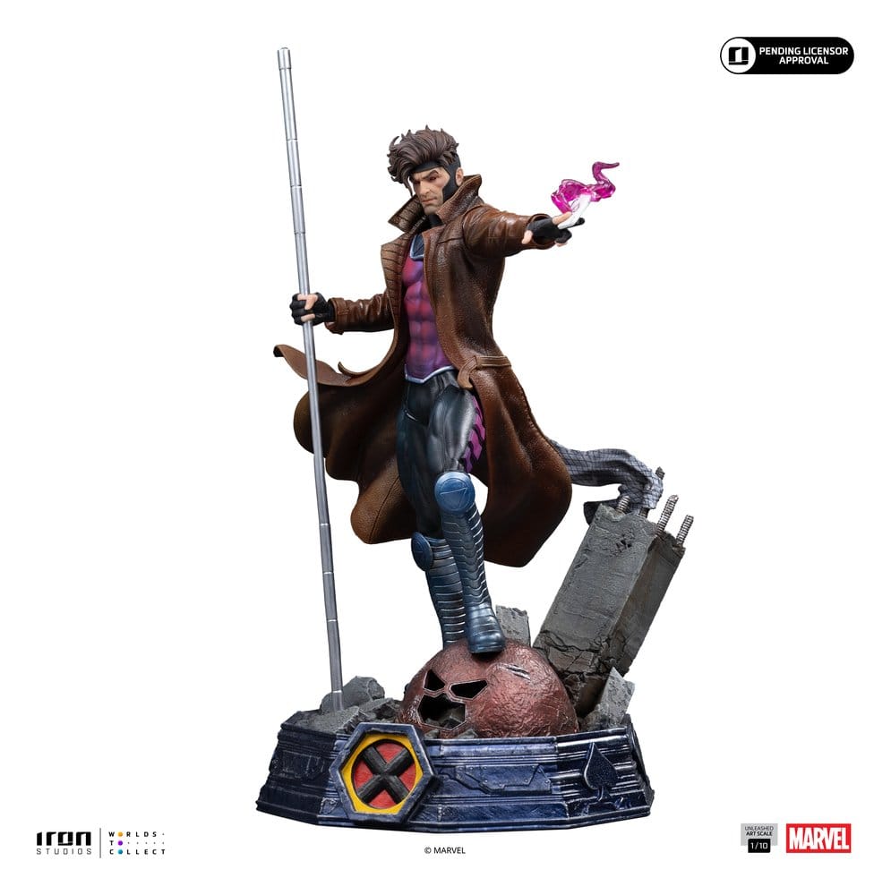 Marvel Gambit Unleashed Art Scale Statue 1/10 Gambit 28 cm