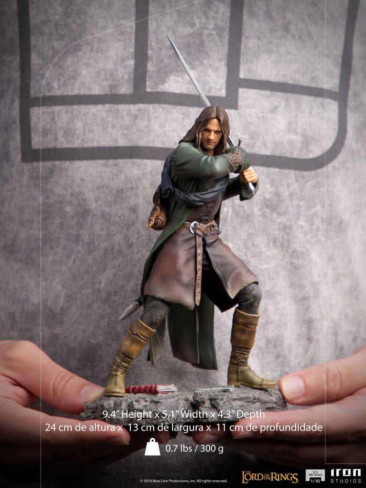Herr der Ringe BDS Art Scale Statue 1/10 Aragorn 24 cm