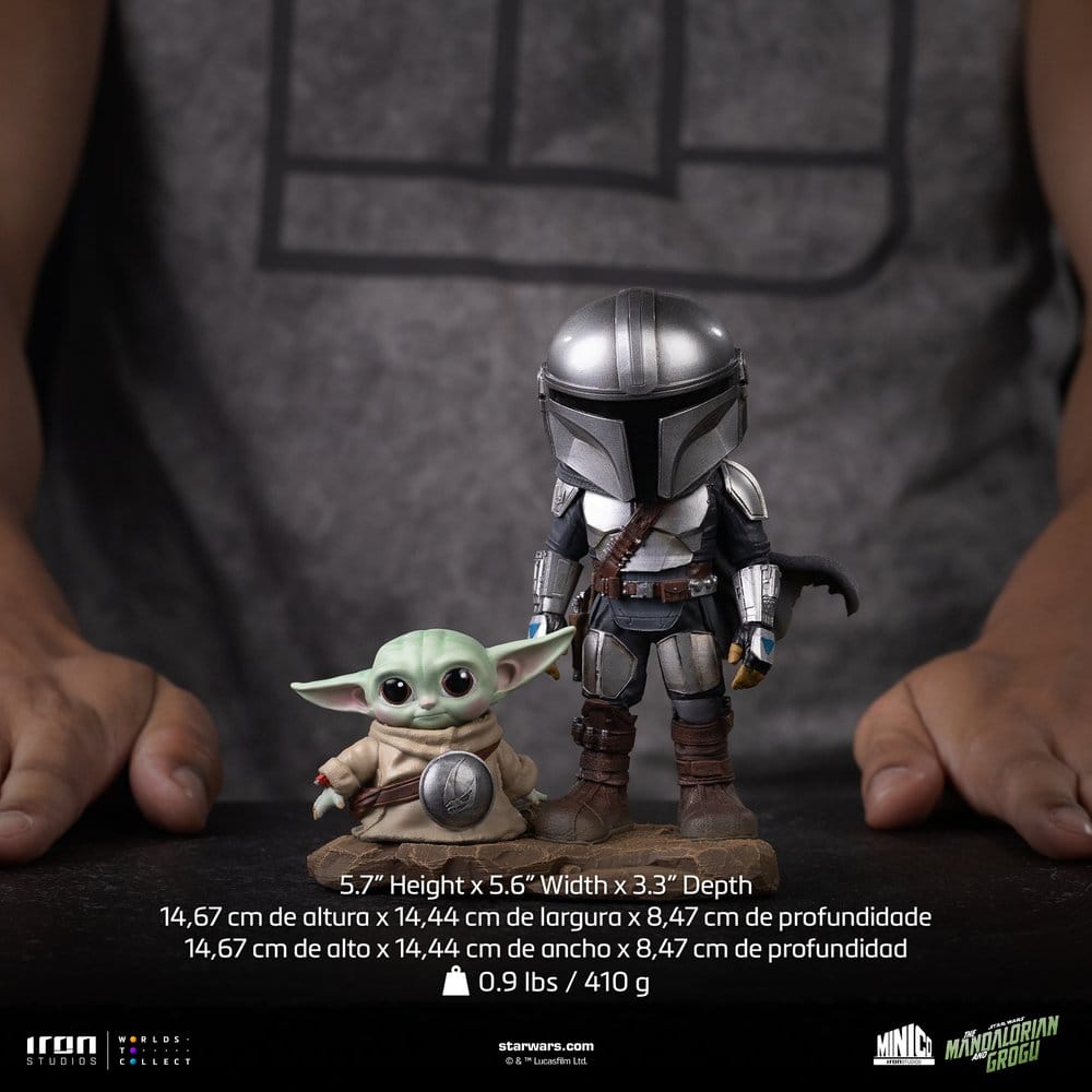 The Mandalorian & Grogu MiniCo Figur The Mandalorian and Grogu