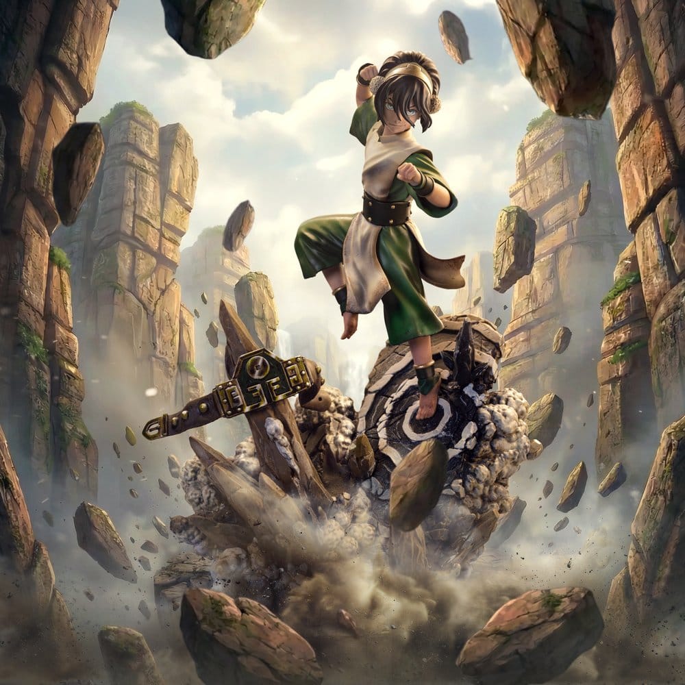 Avatar - Der Herr der Elemente Art Scale Statue 1/10 Toph 20 cm