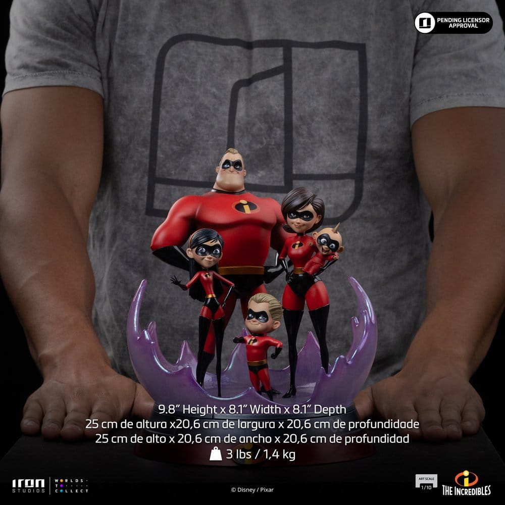 Die Unglaublichen Art Scale Diorama 1/10 The Incredibles 25 cm