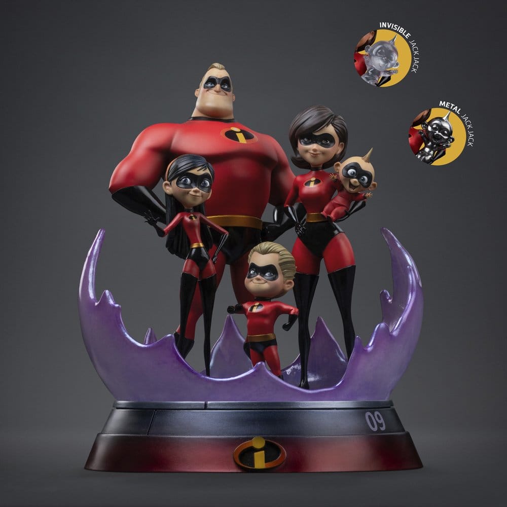 Die Unglaublichen Art Scale Diorama 1/10 The Incredibles 25 cm