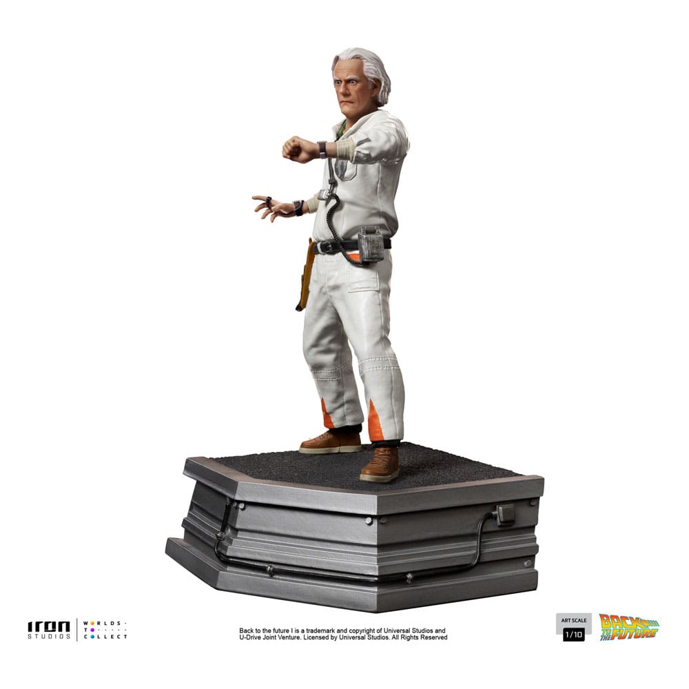 Zurück in die Zukunft Art Scale Statue 1/10 Doc Brown 22 cm