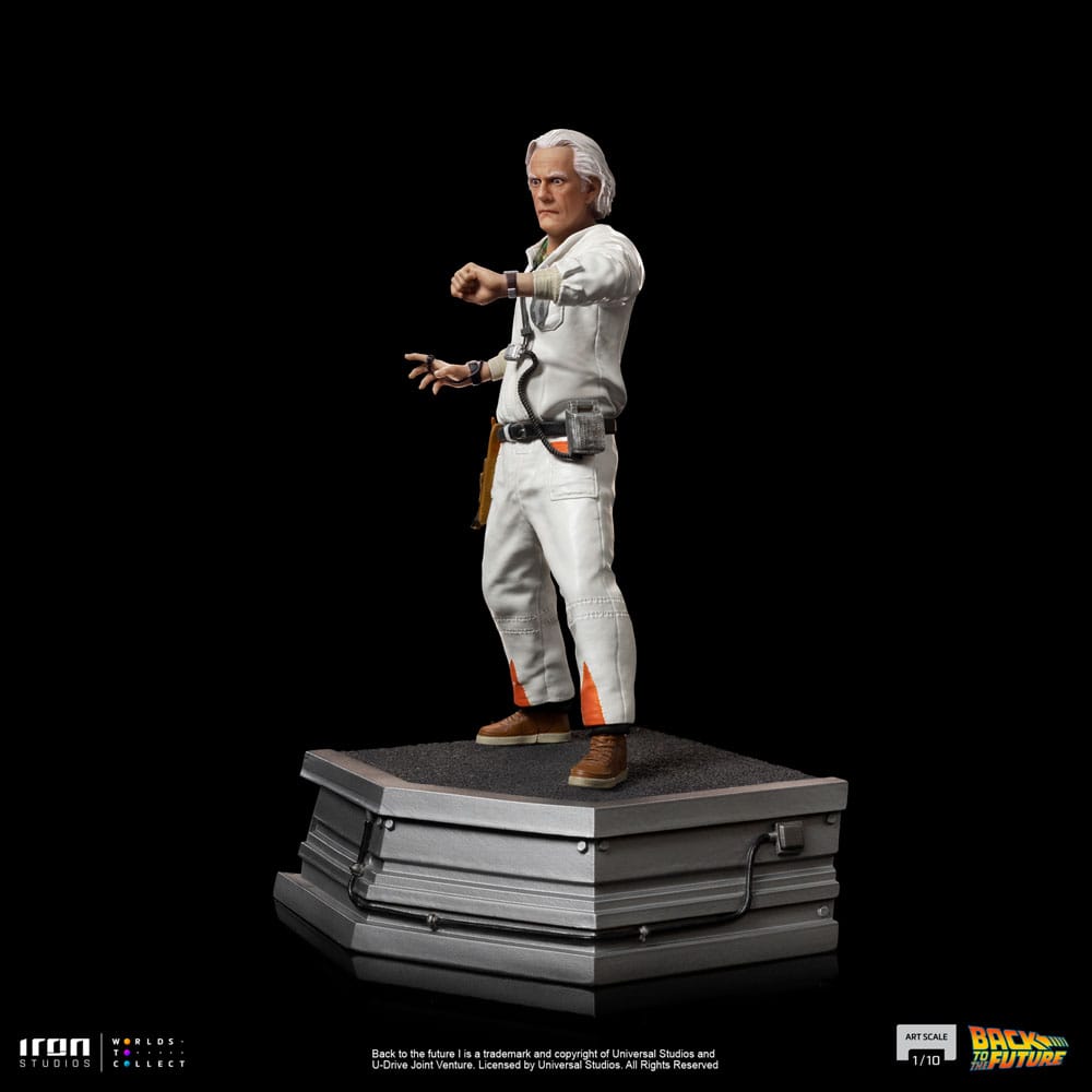 Zurück in die Zukunft Art Scale Statue 1/10 Doc Brown 22 cm