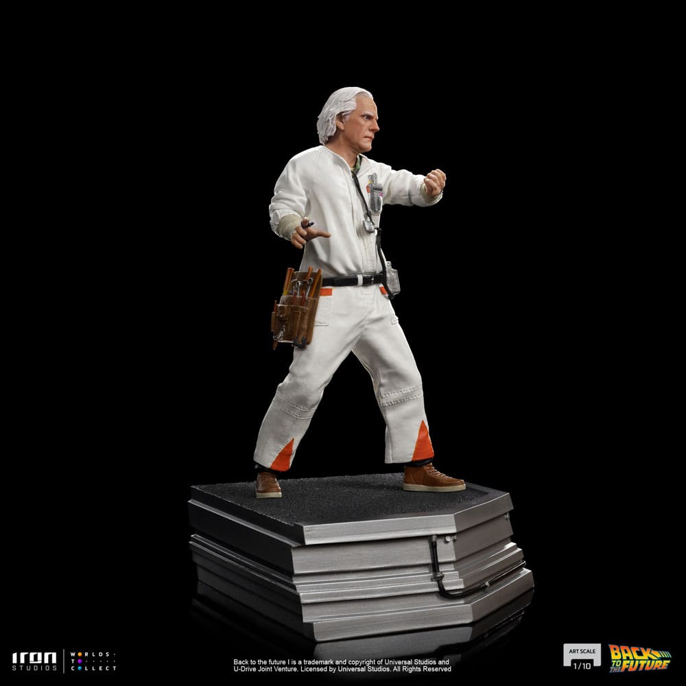 Zurück in die Zukunft Art Scale Statue 1/10 Doc Brown 22 cm
