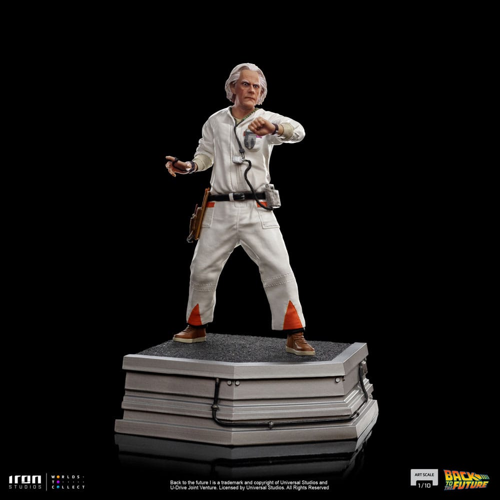 Zurück in die Zukunft Art Scale Statue 1/10 Doc Brown 22 cm