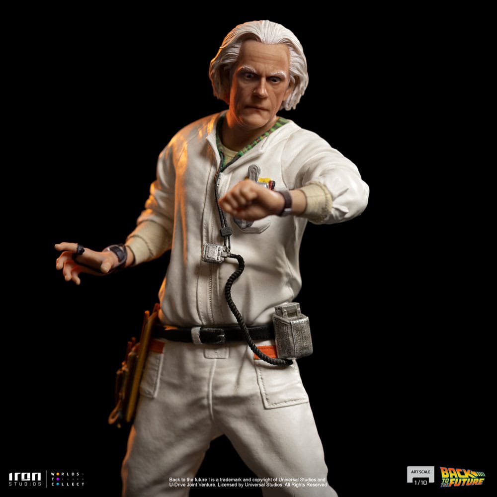 Zurück in die Zukunft Art Scale Statue 1/10 Doc Brown 22 cm