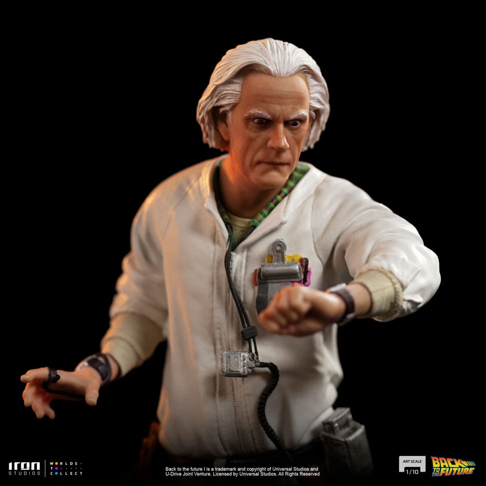 Zurück in die Zukunft Art Scale Statue 1/10 Doc Brown 22 cm