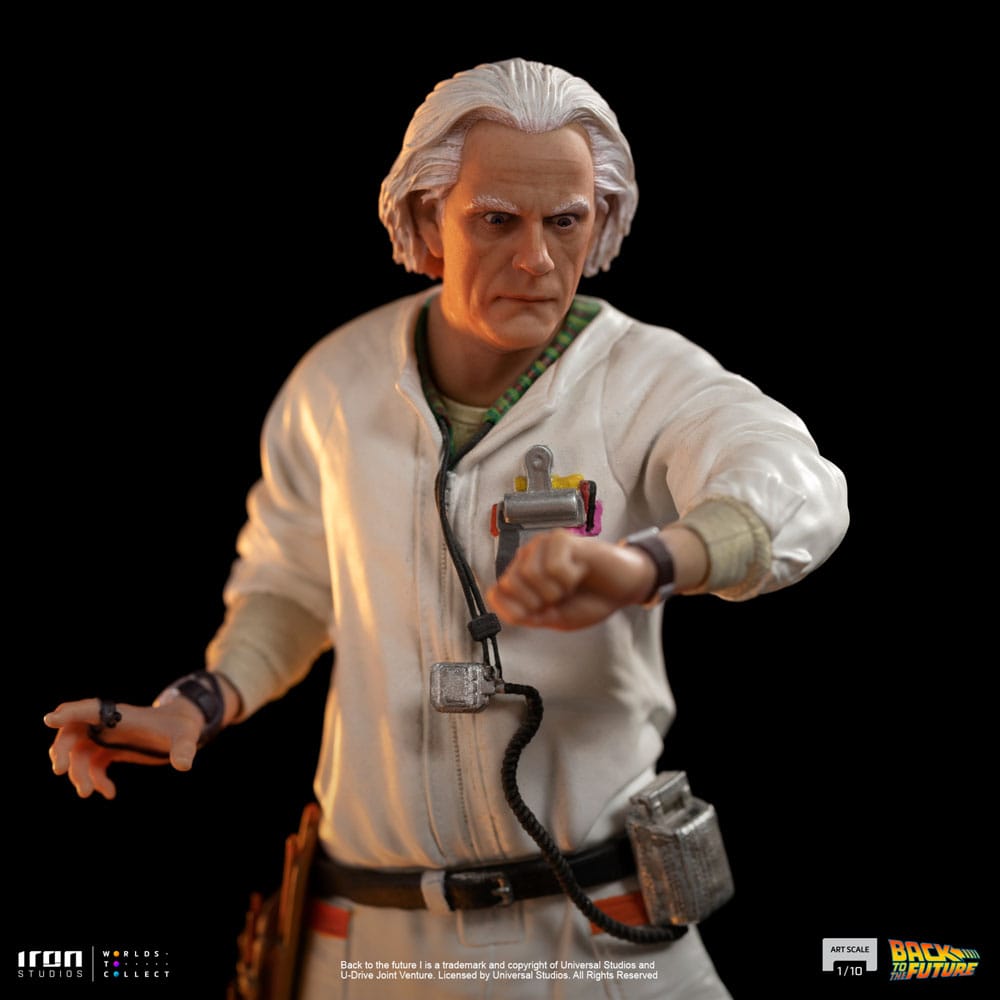 Zurück in die Zukunft Art Scale Statue 1/10 Doc Brown 22 cm