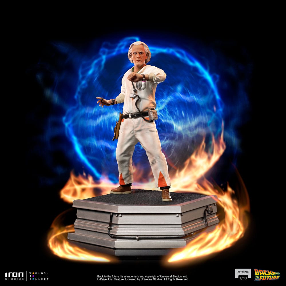 Zurück in die Zukunft Art Scale Statue 1/10 Doc Brown 22 cm
