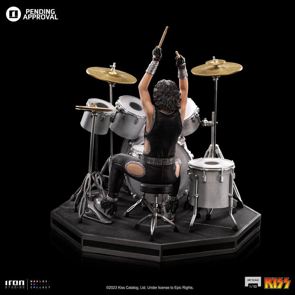 Kiss Art Scale 1/10 Peter Criss Limited Edtition 22 cm