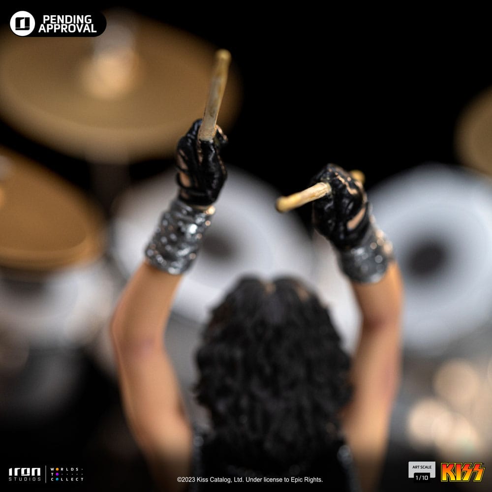 Kiss Art Scale 1/10 Peter Criss Limited Edtition 22 cm